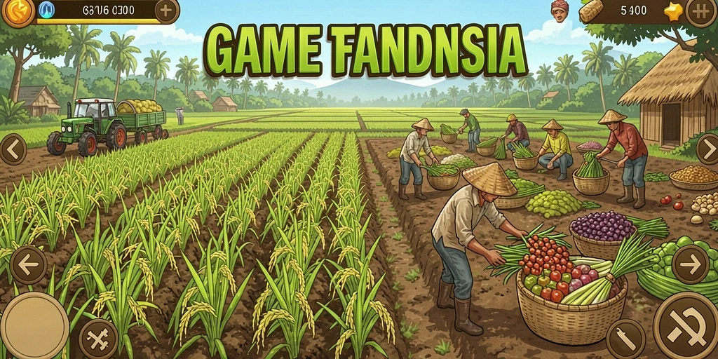 Tampilan karakter menarik yang dapat dimainkan.