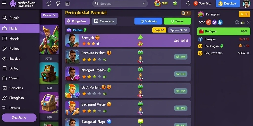 Hadiah menarik menunggu setiap pemain yang berusaha.