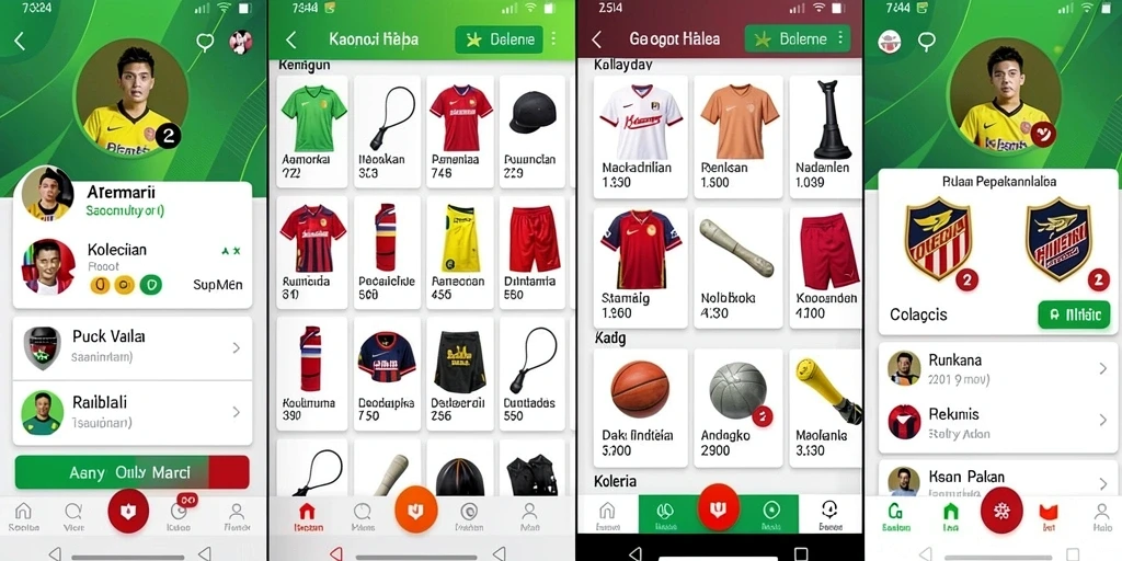 Berbagai pilihan jenis taruhan yang tersedia.