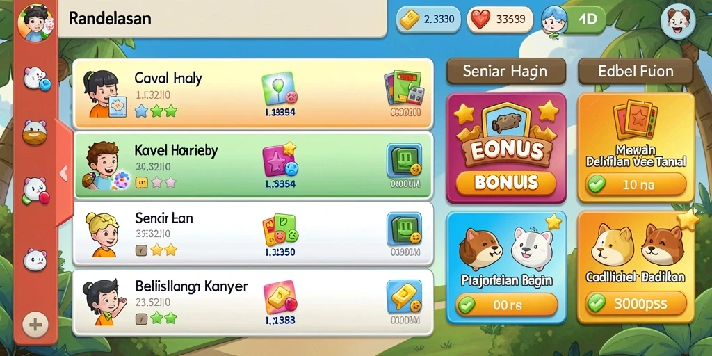 Karakter-karekter unik dengan kemampuan menarik.