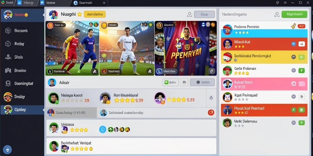 Illustrasi karakter yang penuh warna dan unik.