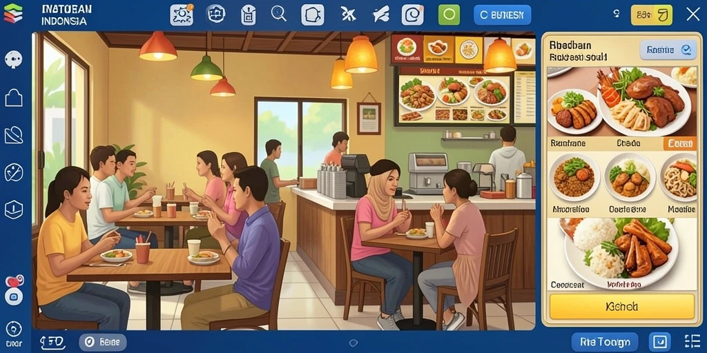 Tampilan menu karakter yang penuh dengan pilihan menarik.