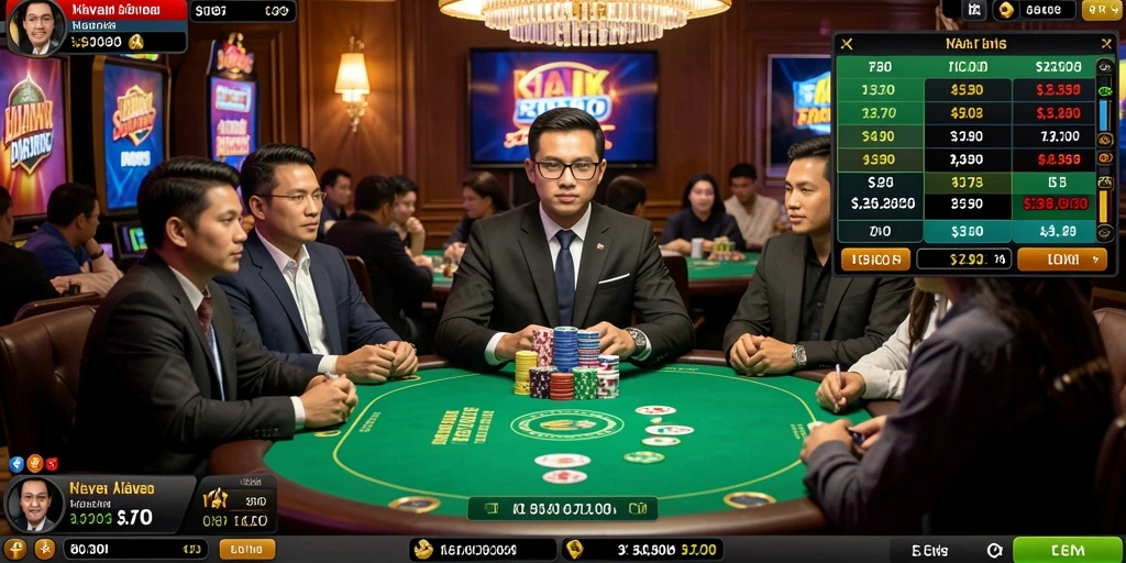 Tampilan level yang menantang dan penuh warna.